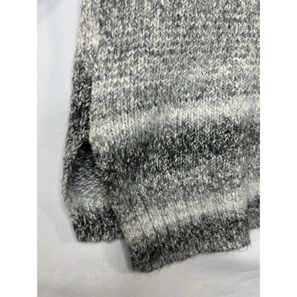 CHAPS Sweater Women's 2X Plus Knit Roll Neck Pullover Gray Stretch - Picture 4 of 9